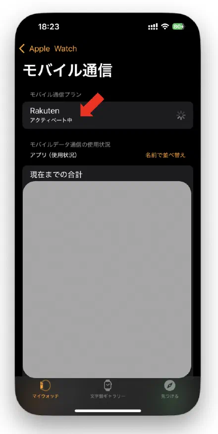 回線が有効になるのを1分弱待つ